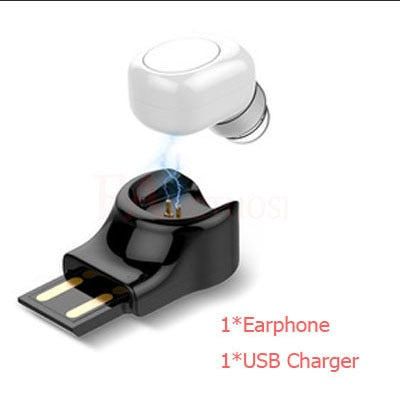 Mini Bluetooth Earphone Wireless Headset stereo earbuds  With Microphone