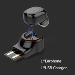 Mini Bluetooth Earphone Wireless Headset stereo earbuds  With Microphone