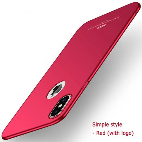 Case Ultra Thin Luxury Matte Coque For iPhone