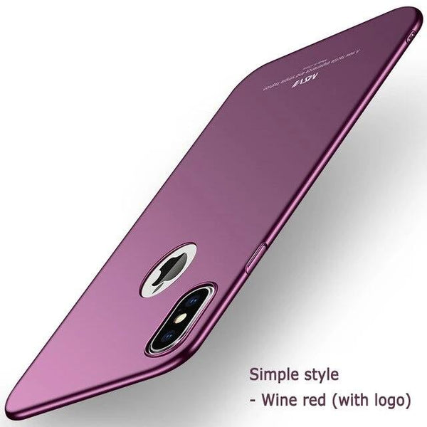 Case Ultra Thin Luxury Matte Coque For iPhone