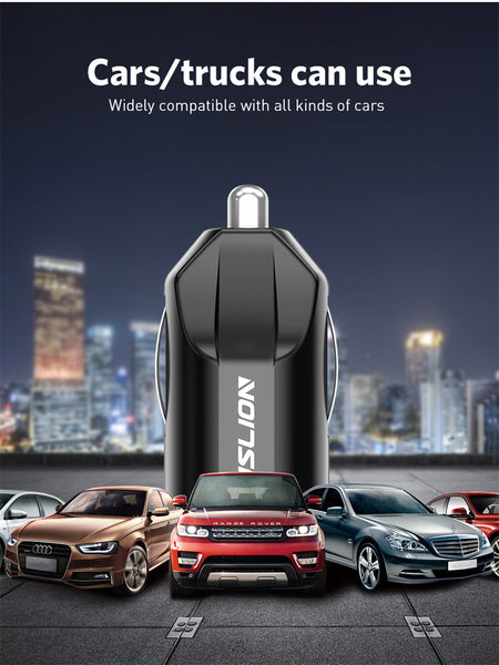 Mini 2 Port USB Car Charger Adapter For iPhone & Samsung