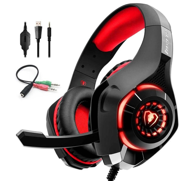 Stereo Gaming Headset Casque Deep Bass Stereo Game Headphone with Mic