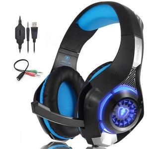 Stereo Gaming Headset Casque Deep Bass Stereo Game Headphone with Mic