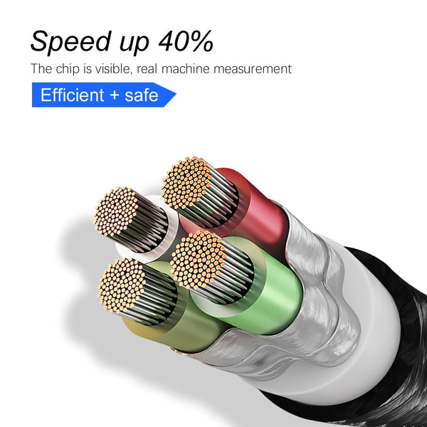 Magnetic 3A Fast Charging Data Cable USB