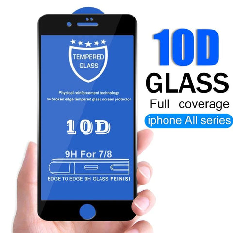 10D Full coverage protective glass for iPhone