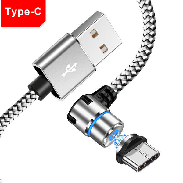 Magnetic 90 Degree Micro USB for Iphone & Xiaomi & For Samsung