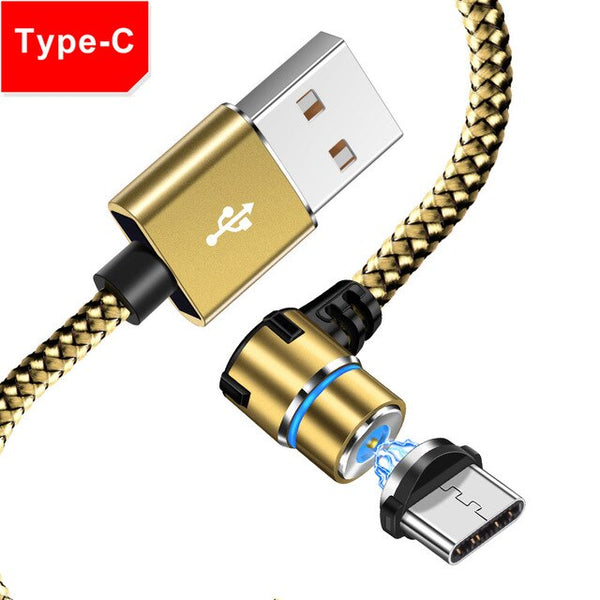 Magnetic 90 Degree Micro USB for Iphone & Xiaomi & For Samsung