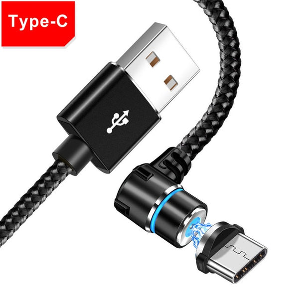 Magnetic 90 Degree Micro USB for Iphone & Xiaomi & For Samsung