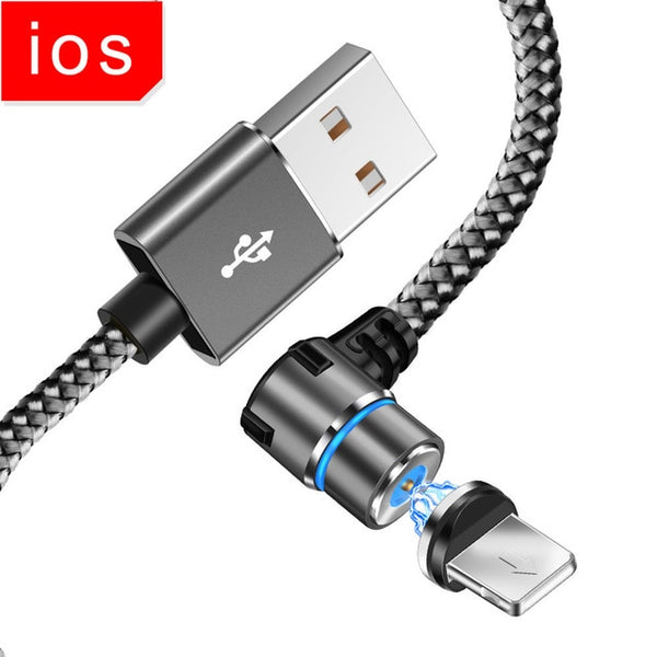 Magnetic 90 Degree Micro USB for Iphone & Xiaomi & For Samsung