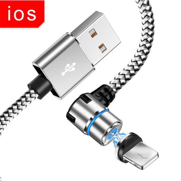 Magnetic 90 Degree Micro USB for Iphone & Xiaomi & For Samsung