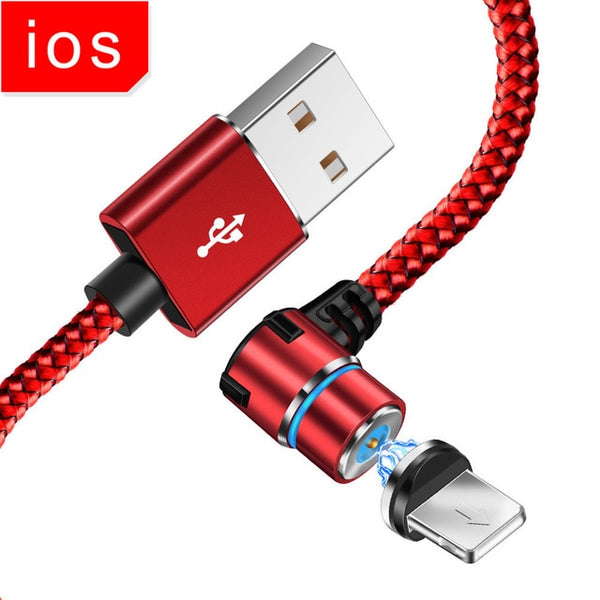 Magnetic 90 Degree Micro USB for Iphone & Xiaomi & For Samsung