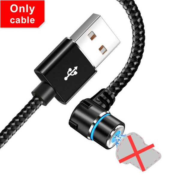 Magnetic 90 Degree Micro USB for Iphone & Xiaomi & For Samsung