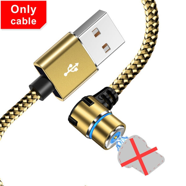 Magnetic 90 Degree Micro USB for Iphone & Xiaomi & For Samsung