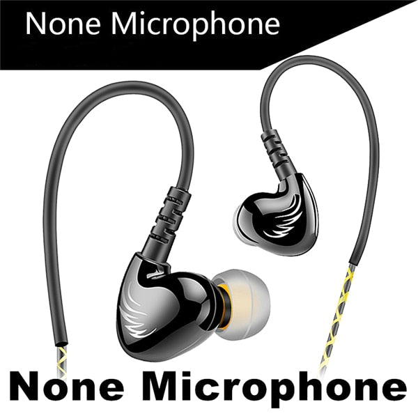 BASS Sport Earbuds Stereo In Ear Running Earphones HiFi Earbud