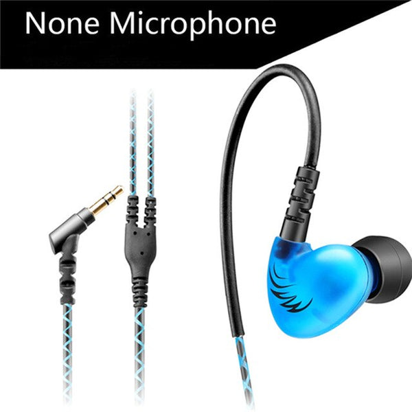 BASS Sport Earbuds Stereo In Ear Running Earphones HiFi Earbud