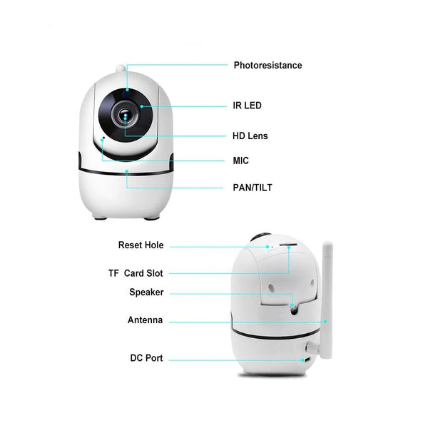 1080P Full HD Wireless IP Camera  Video Surveillance Auto Tracking Camera IR Night Vision