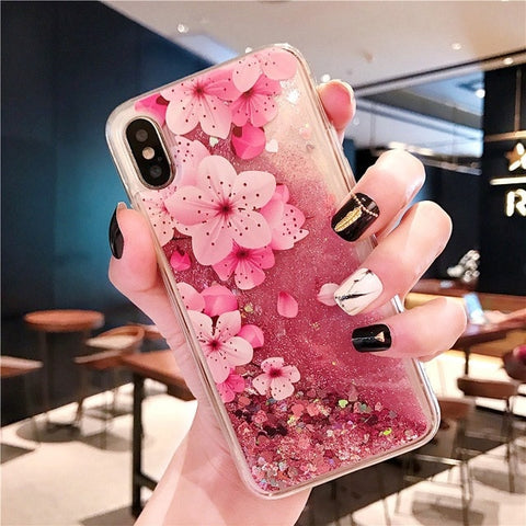 Liquid Glitter Quicksand Case Cover For Samsung