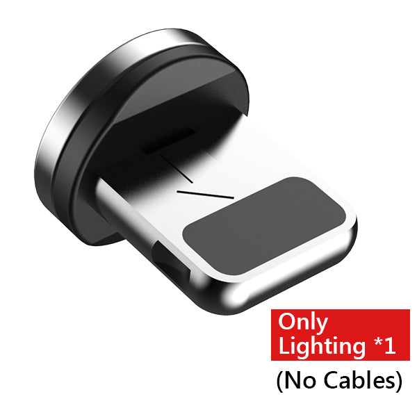 3 in 1 Fast Magnet Charge Cable LED Lighting 8 Pin Micro