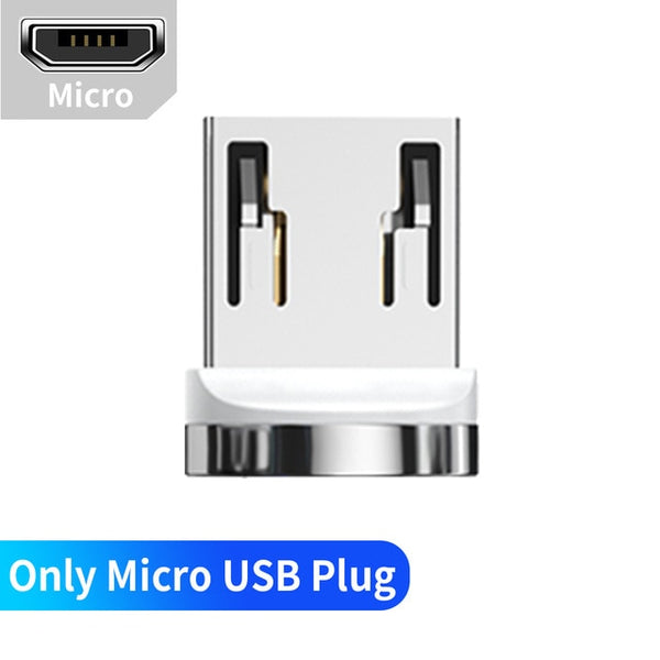 Magnetic Micro USB Cable Fast Charging For iPhone & Samsung